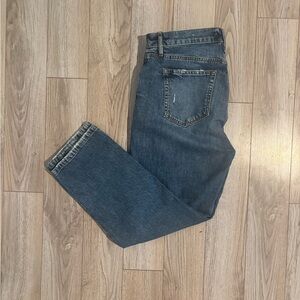 LOFT Women's Cropped Blue Jeans